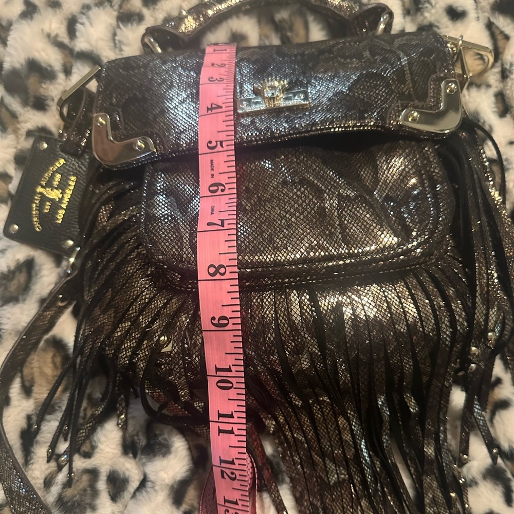 Brown Fringe Crossbody Bag - Picture 5 of 6
